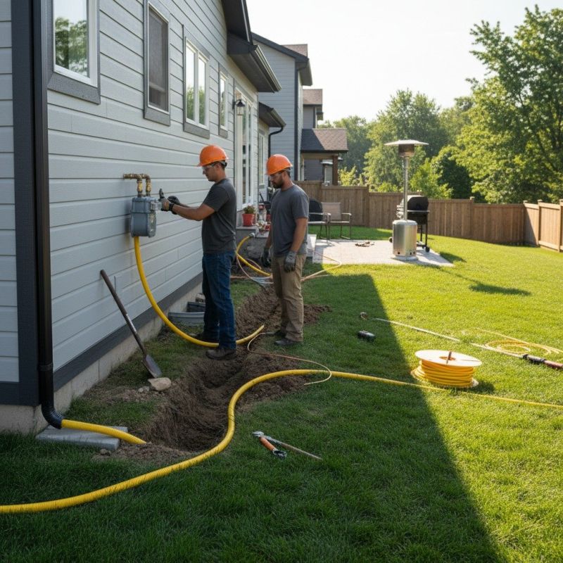 Fire Pit Gas Line Installation in Annapolis, MD