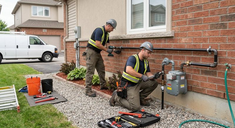Fire Pit Gas Line Installation in Boca Raton, FL