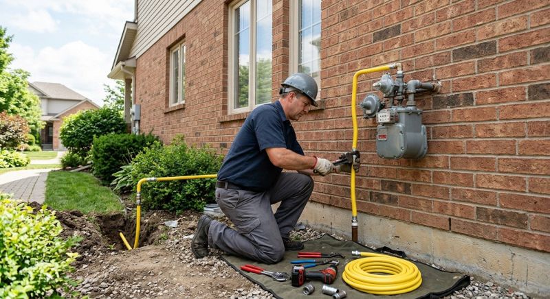 Fire Pit Gas Line Installation in Boca Raton, FL