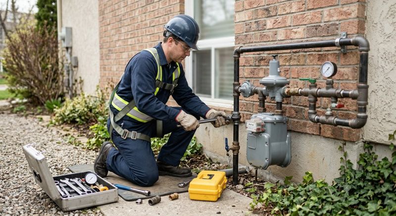Gas Line Installation in Fredericksburg, VA