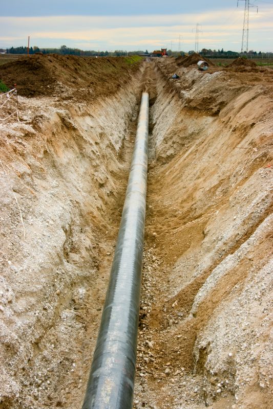 Underground Gas Line