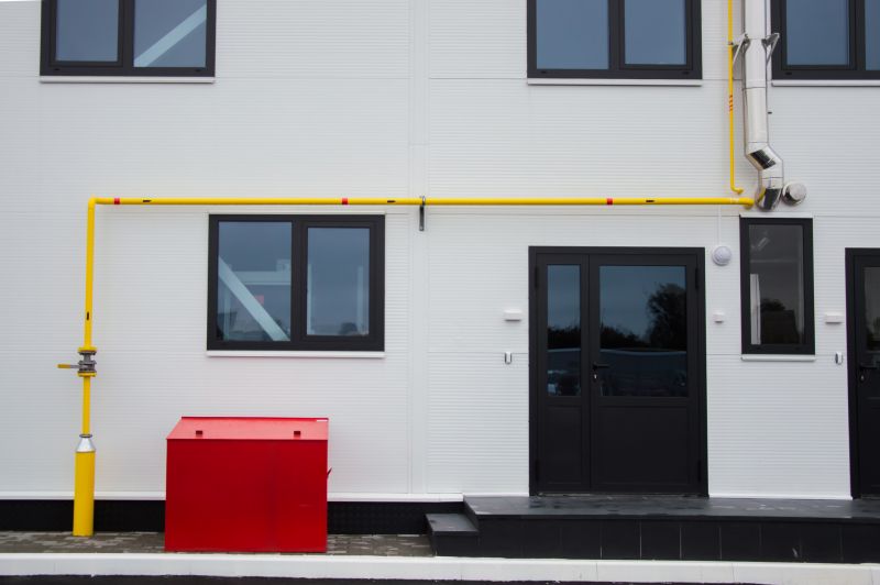 Property with Relocated Gas Lines