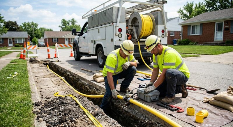 Gas Line Relocation in Columbus, OH