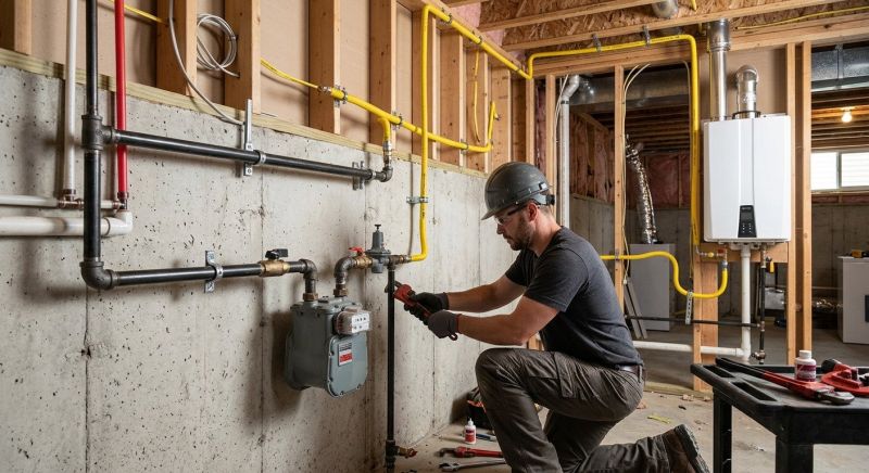 Residential Gas Piping in Fredericksburg, VA