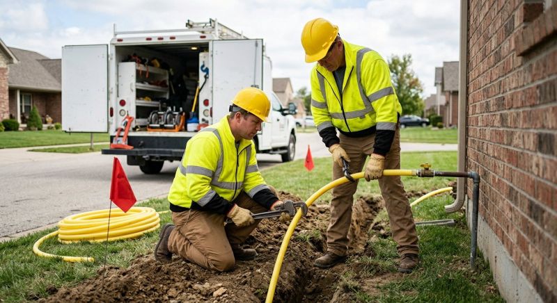 Underground Gas Line Service in Fredericksburg, VA
